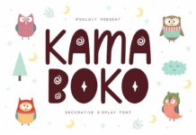 Kamaboko Font Poster 1