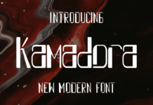 Kamadora Font Poster 1