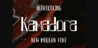 Kamadora Font Poster 1