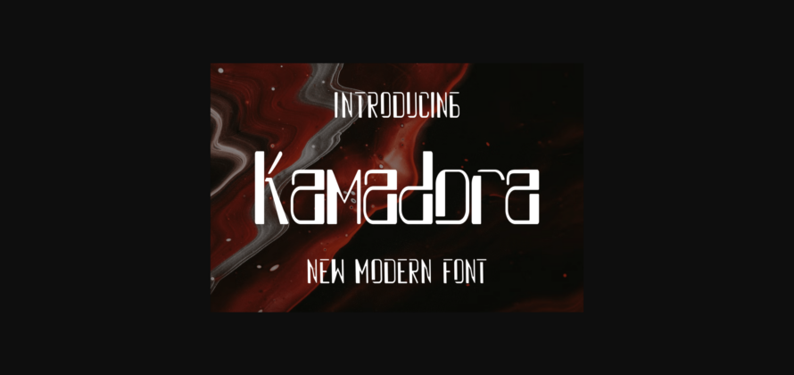 Kamadora Font Poster 2