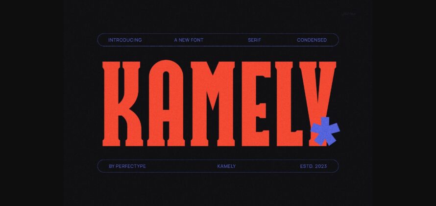 Kamely Font Poster 3