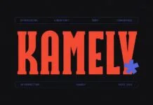Kamely Font Kamely Font Poster 1