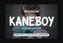 Kaneboy Font Poster 1