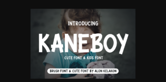 Kaneboy Font Poster 1