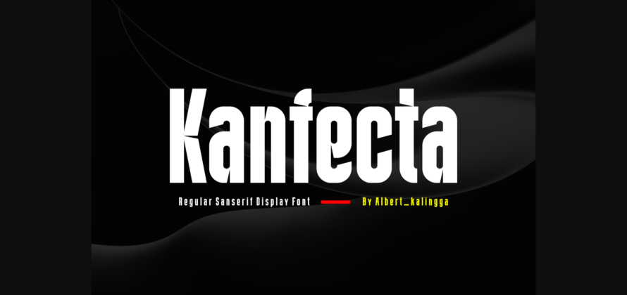 Kanfecta Font Poster 3