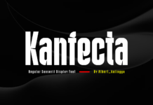 Kanfecta Font Poster 1