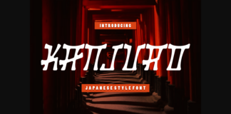 Kanjuro Font Poster 1