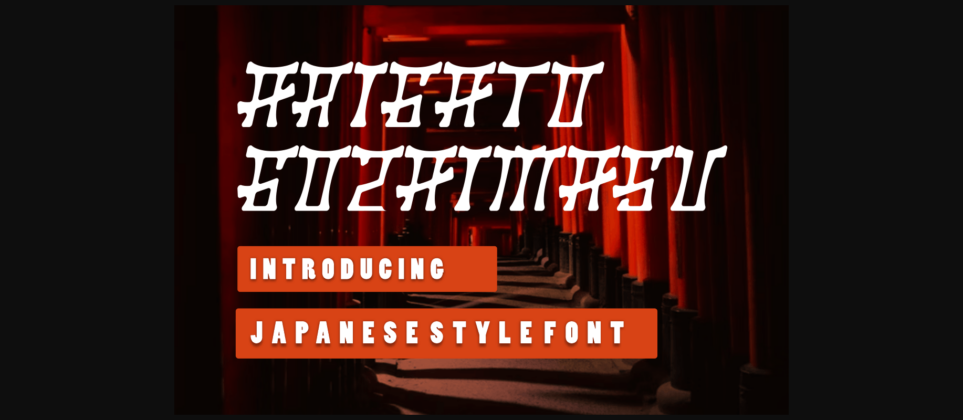 Kanjuro Font Poster 4