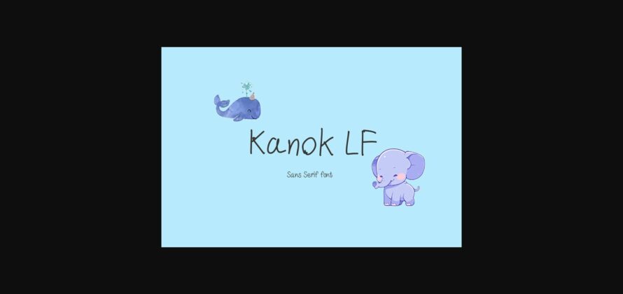 Kanok Lf Font Poster 3