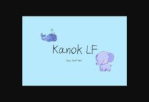 Kanok Lf Font Poster 1