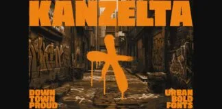 Kanzelta Font Poster 1