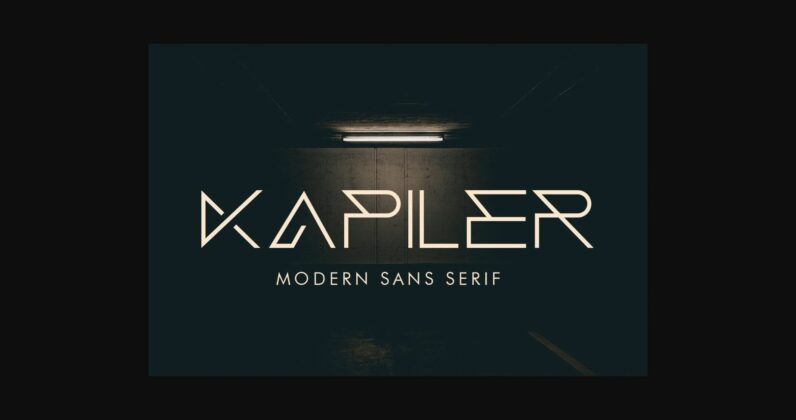 Kapiler Font Poster 3