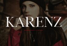 Karenz Font Poster 1