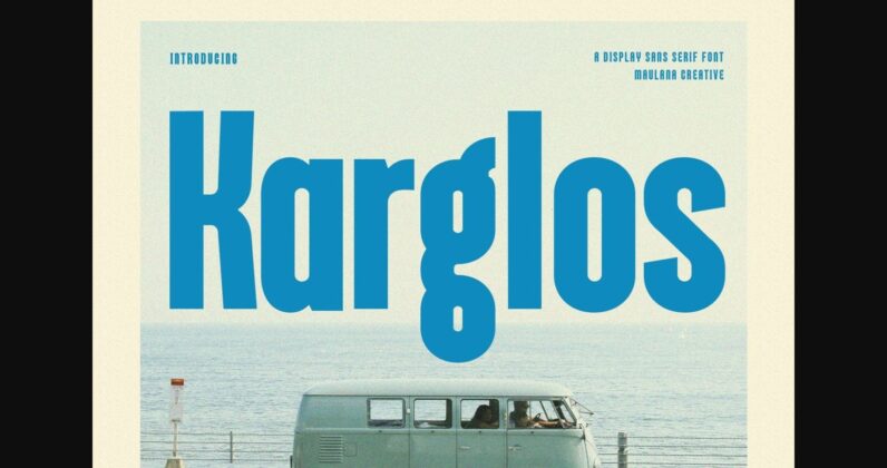 Karglos Font Poster 3