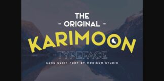 Karimoon Font Poster 1