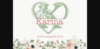 Karina Font Poster 1