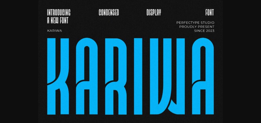 Kariwa Font Poster 3