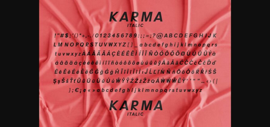 Karma Font Poster 9
