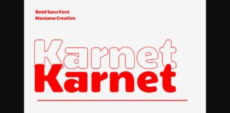 Karnet Font Poster 1