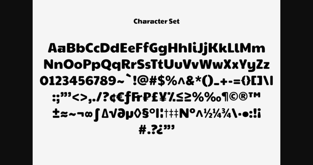 Karnet Font Poster 8