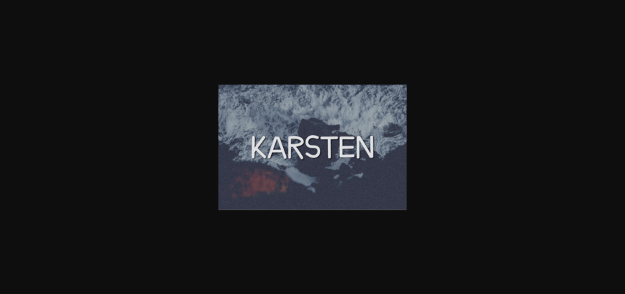 Karsten Font Poster 3