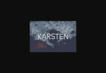 Karsten Font Poster 1