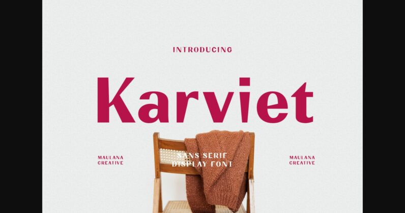 Karviet Font Poster 3