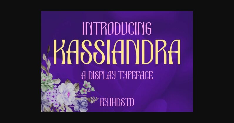 Kassiandra Font Poster 3
