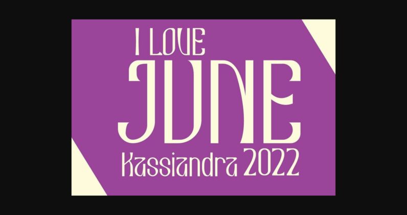 Kassiandra Font Poster 6