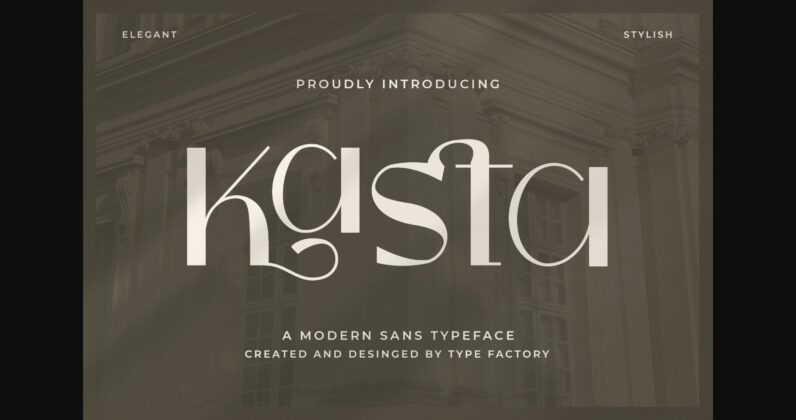 Kasta Font Poster 3