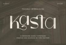 Kasta Font Poster 1