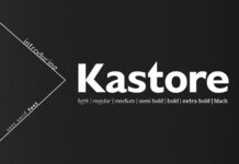 Kastore Font Poster 1