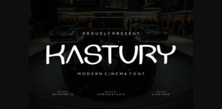 Kastury Font Poster 1