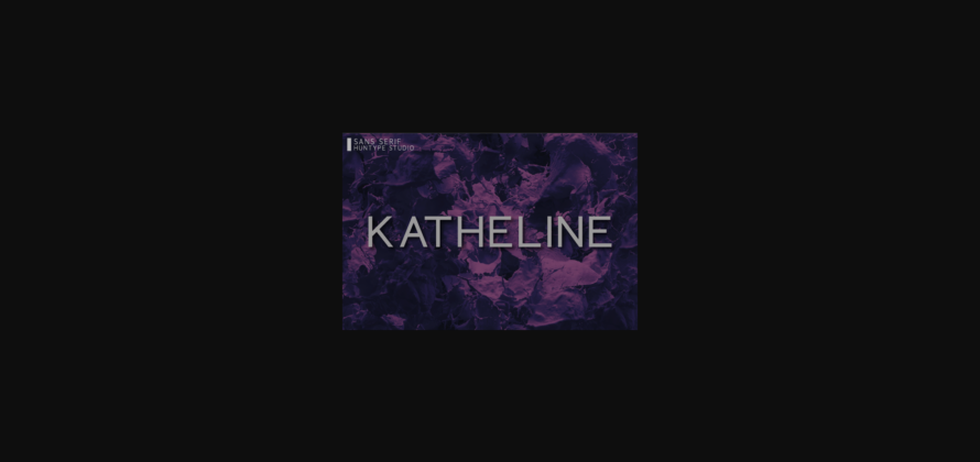 Katheline Font Poster 3