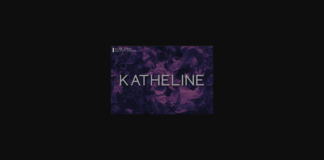 Katheline Font Poster 1