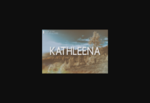 Kathleena Font Poster 1