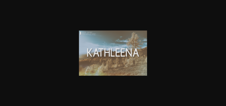 Kathleena Font Poster 1