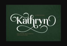 Kathryn Font Poster 1