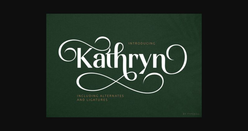 Kathryn Font Poster 1