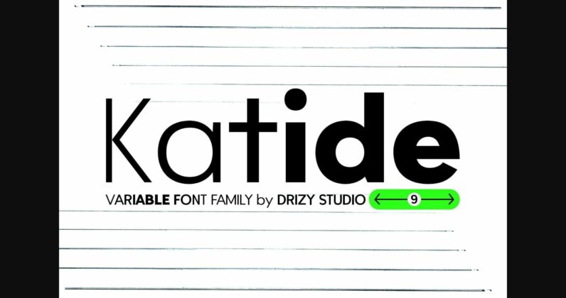 Katide Font Poster 3
