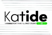 Katide Font Poster 1