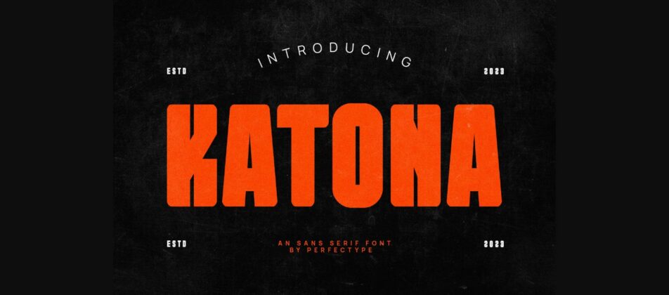 Katona Font Poster 3