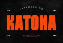 Katona Font Katona Font Poster 1