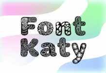Katy Font Poster 1