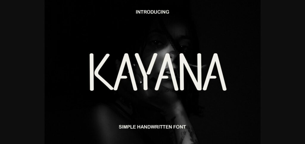 Kayana Font Poster 3