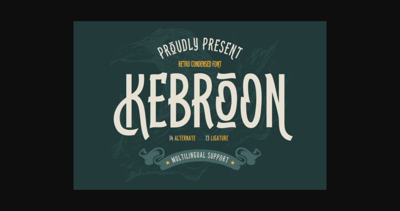 Kebroon Font Poster 3