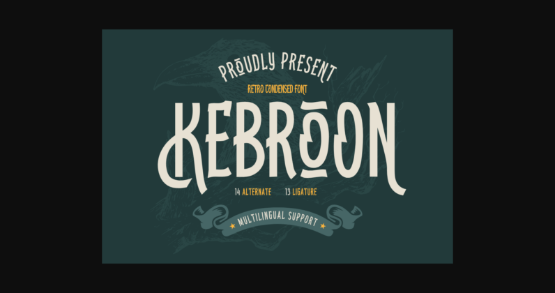 Kebroon Font Poster 1