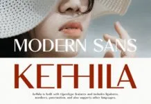 Kefhila Font Poster 1