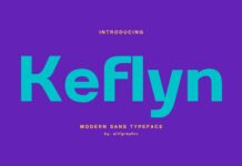 Keflyn Font Poster 1