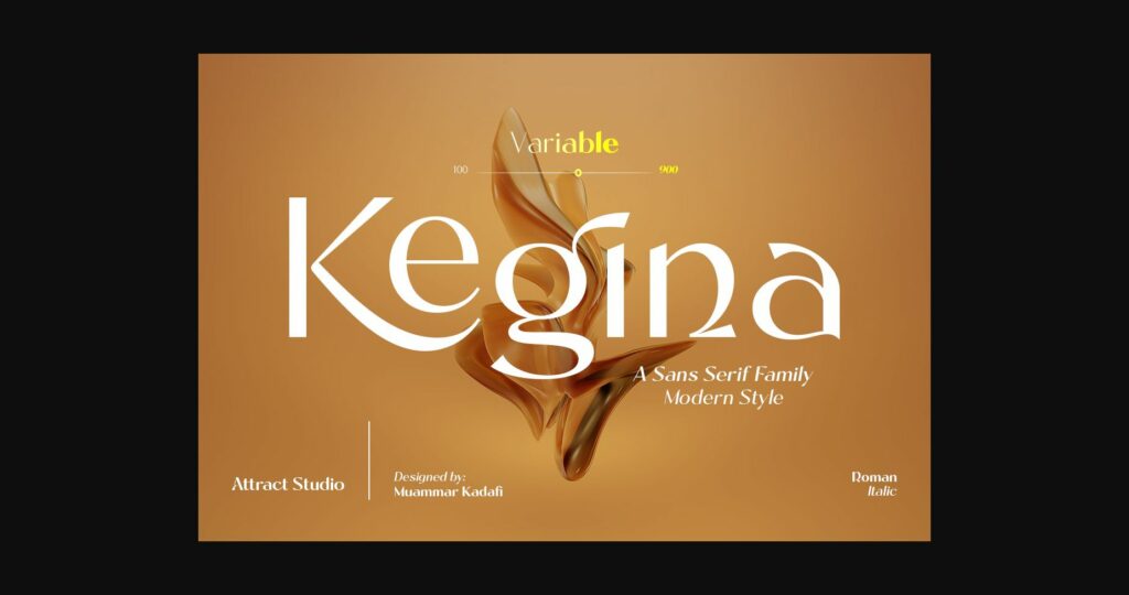 Kegina Font Poster 3